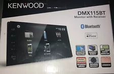 KENWOOD DMX115BT AV Car Stereo with CarPlay/Android Auto, 6.8" Touchscreen