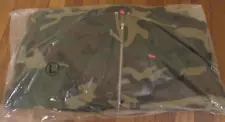 Supreme Small Box Zip Up Hooded Sweatshirt Size Large Woodland Camo FW24 New