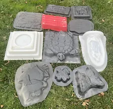 Concrete Stepping Stone Mold 11 Plastic ABS For Cement Path Casting Form Mounds