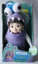 RARE 2001 MONSTERS INC BOO ELECTRONIC SOUNDS MONSTER COSTUME PLUSH HASBRO NEW !