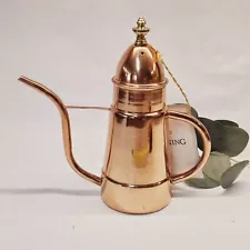 Copper Oil Bottle, Copper Olive Oil Cruet & Dispenser, Container for Olive Oil