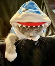 Halloween Costumes Funny Dog Cat Shark Costumes Dress Up Pet Pajamas