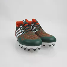 Miami Hurricanes adidas Ultraboost Football Cleat Men's Green/Orange New