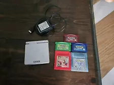 Gameboy Advance SP With 5 Pokemon Games!