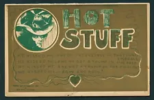 American 1906 HOT STUFF Novelty OPENS Gay '90s Humor Risque Illustrated JOKES