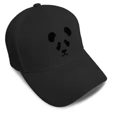 Baseball Cap Cute Panda Face A Embroidery Dad Hats for Men & Women 1 Size