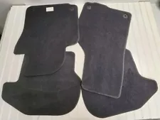 Volkswagen EOS Convertible OEM Floor Mats for 2007-2016 Black /Dark Gray