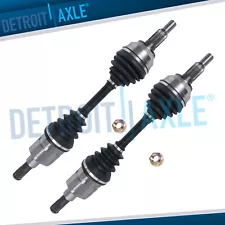 4WD Front Left and Right CV Axle Shafts for 2006 2007 2008 - 2010 Hummer H3 H3T