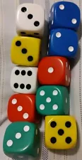 Lot Of 10 Extra Large Dice