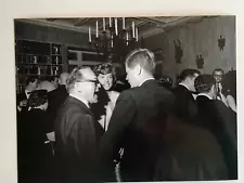 Marilyn Monroe John F. Kennedy PHOTO JFK 6x8 Marilyn's hair only shown May 1962