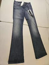 Bebe Y2K Signature Stretch Bootcut Flare Jeans Womens Size 26 NWT NEW