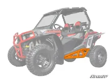 SuperATV Orange Heavy Duty Rock Slider Nerf Bars for Polaris RZR XP 1000 / Turbo