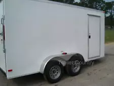 NEW 6x12 6 x 12 V-Nose Enclosed Cargo Trailer w/ Ramp - NEW 2024