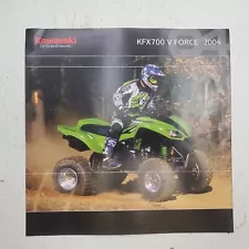 2004 Kawasaki KFX700 V Force Sales Brochure Advertising Literature