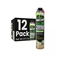 Sprayman Spray Foam Insulation(12x27.1 oz) 240 sqft Gun and Cleaner NOT Included