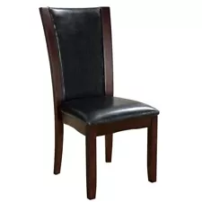 Furniture Of America Side Chair- CM3710SC-2PK- Brown Cherry