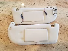 2000-2005 Saturn L Series Sun Visor Set - Gray - Good Condition