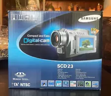 Brand New Samsung SCD23 Mini DV Camcorder 800x Zoom Never Opened Not Tested READ