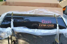 COORS EXTRE GOLD Pool Table Light Lamp NEVER USED 38 inches