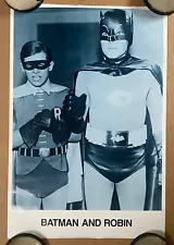 Batman And Ronin Vintage Poster Television Memorabilia 1970s Print TV Adam West