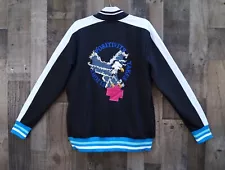 New Pink Dolphin Streetwear Take Flight Rhinestones SIZE MEDIUM Jacket MHD-646