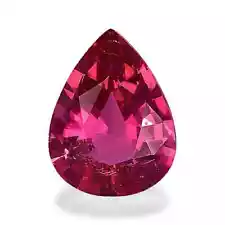 2.76 CT Premium Perfect Rare 100% Natural Hot Pinkish Red Rubellite Tourmaline