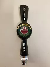 Ceramic Tap Handle, 75th Street Brewery, "Kansas City, MO", Royal Raz