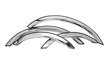 98-02 Lincoln Town Car Chrome Fender Trim