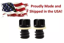 2 Pack Cooler Drain Plug & Gasket Assembly for Yeti, RTIC, ORCA, Bird Dog Cooler