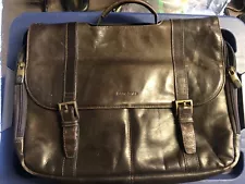 Samsonite Colombian Leather Flapover Case Double Gusset