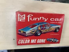 MPC roger Lindamood's Color Me Gone Funny Car Model Kit 1/25 Scale - preowned