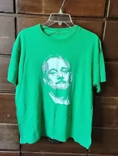 Bill Murray Men's Shirt T-Shirt Size XL Green Iconic Comic