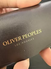 Final Sale Item: Used Oliver Peoples Los Angeles Glasses Sunglasses Case Brown