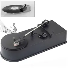 Mini Phonograph 33RPM 45RPM LP to MP3 Converter USB Turntable Record Player Mgic