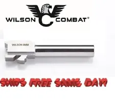 Wilson Combat BARREL, MATCH GRADE, 9MM, GLOCK 19, GEN 3,4,&5, DROP-IN, STAINLESS