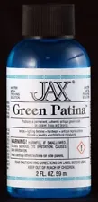 Jax GREEN Patina for Stained Glass Tools Supplies - 2 oz.