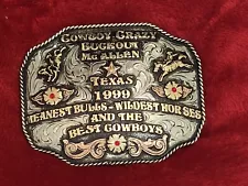 ALL AROUND CHAMPION PROFESSIONAL TROPHY BUCKLE☆McALLEN TEXAS☆1999☆RARE☆476