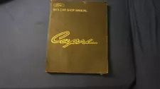 1973 MERCURY CAPRI ORIGINAL FACTORY SHOP MANUAL SERVICE 1600 2000 2600