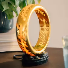 LORD OF THE RINGS REPLICA ONE RING TABLE LAMP w/USB Cable Limited Stock ON SALE