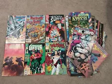 60 Comic Books Assorted Comic Books Bulk Lot Marvel DC Valiant Dark Horse Comics