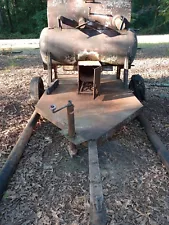 Giant Smoker With Pull Behind Trailer