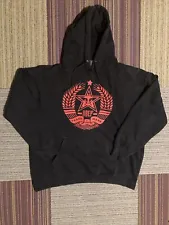 Obey Mens Sweatshirt XL Black Hoodie Graphic Long Sleeve