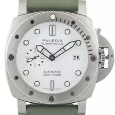 Panerai Submersible Quarantaquattro Bianco White dial 44 Pam01226