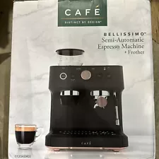 New Café Bellissimo Semi-Automatic 15 Bar Espresso Machine w/Wi-Fi - Matte Black