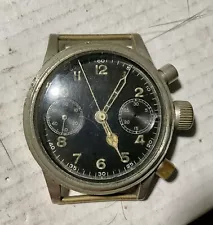 Vintage German Glashutte Military Pilots Bomber Aviator Watch For Restore