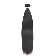 Brazilian Straight off Black #1B 100 Human Hair 1 bundle and 3 bundles deal