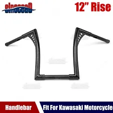 12'' Rise Ape Hanger Handlebar For Kawasaki Vulcan 500/900/1500/1600/1700/2000