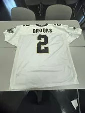 Reebok New Orleans Saints NFL Aaron Brooks #2 Men’s White Jersey Size 56