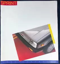 1986 Chevrolet Sprint Sales Brochure 16-pages Oversized