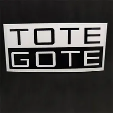 TOTE GOTE Mini Bike Fork Plate DECAL | Vinyl Minibike STICKER, goat